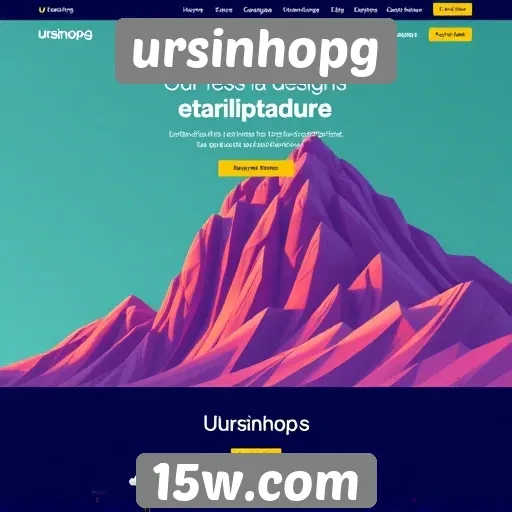 Evolução do design no site ursinhopg
