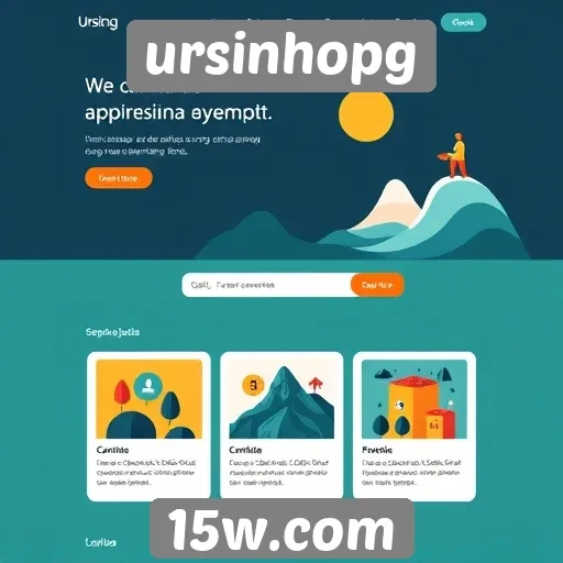 Análise do design gráfico no site ursinhopg